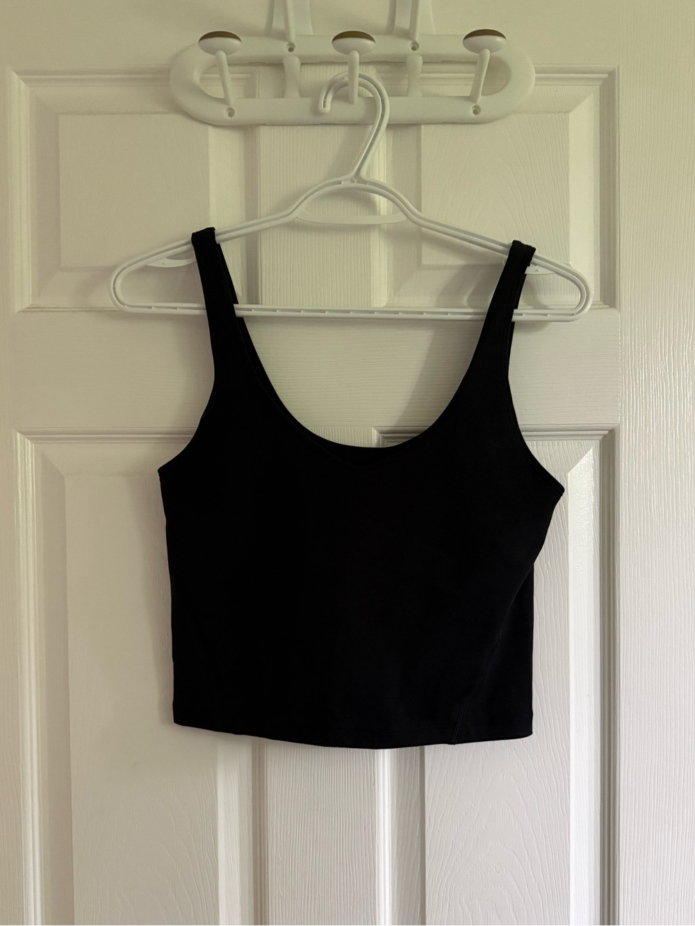 Gilly Hicks Recharge Black Athletic Tank with Built-in Bra